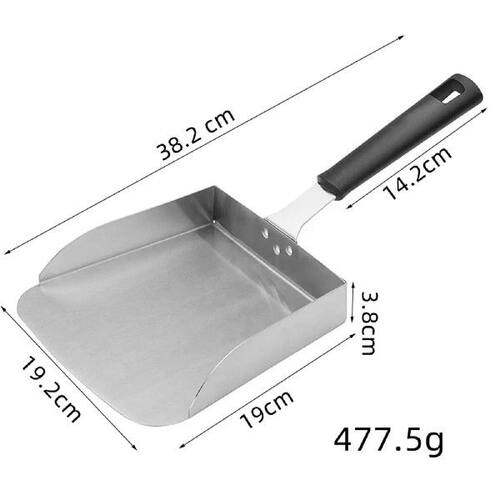 Creative French Fries Snack Mobile Shovel Stainless Steel