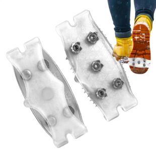 2pcs Portable Snow Gripper Shoes Slip For Cleats Ice Anti