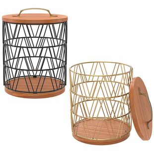 Metal Holder Capsule with Storage Basket Pods Coffee