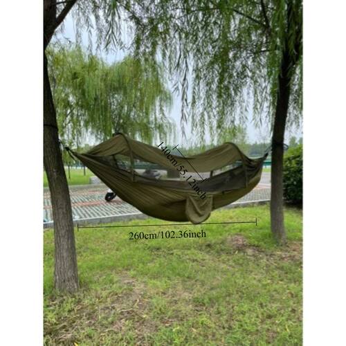1pcs Thickened Nylon Hammock with Anti Mosquito Net Anti