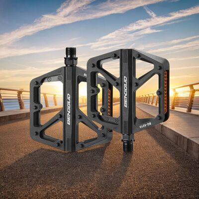 Double DU Bearing Ultralight Bike Pedals with Reflector
