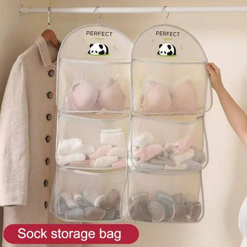 Multi-layer Storage Mesh Bag Save Space Large Capacity