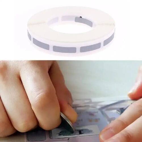 Reward Scratch Card Film Coated Stickers Gray Silver Gold