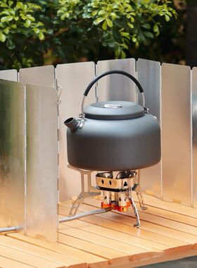 8/10 Plates Camping Stove Windscreen with Storage Bag