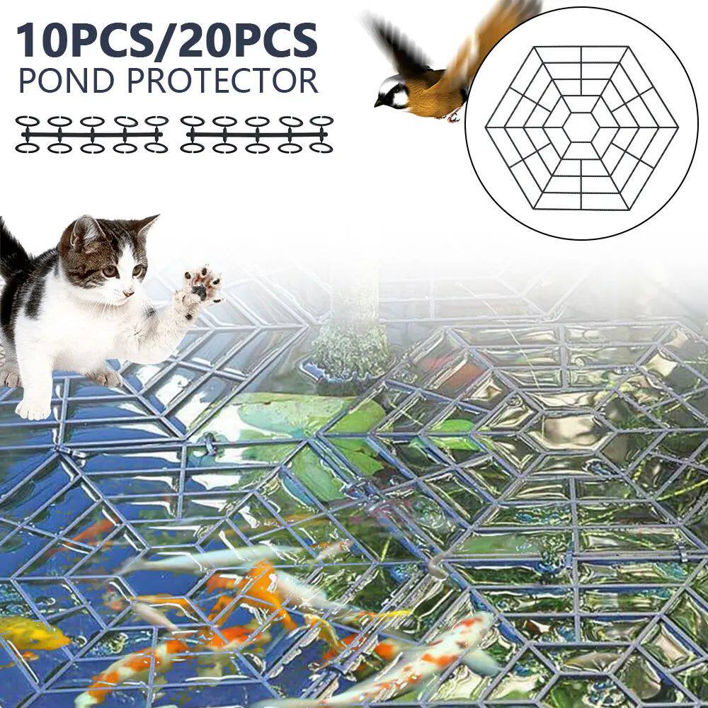 20pcs Pond Fish Protection Net Ponds Protective Cover