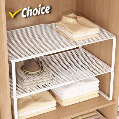 1pc Wardrobe Scalable Layered Partition Board Stackable
