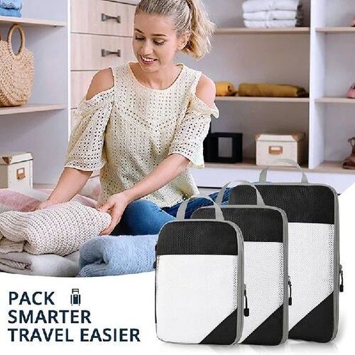 '3/5PCS Storage Bags Compression Packing Cube Travel