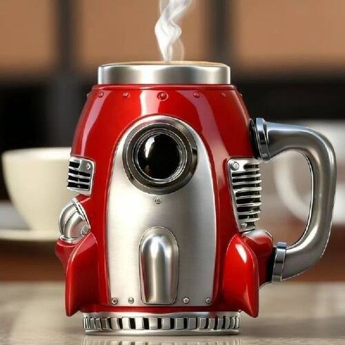 Novelty 3D Spacecraft Design Rocket Coffee Cup Creative