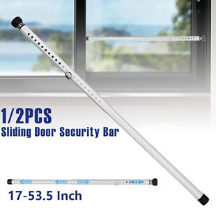 Bar Inch Adjustable Security 53.5 Door Sliding 2Pcs