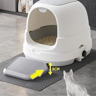 Cat Step Box Layer Ramp Double Catcher Litter