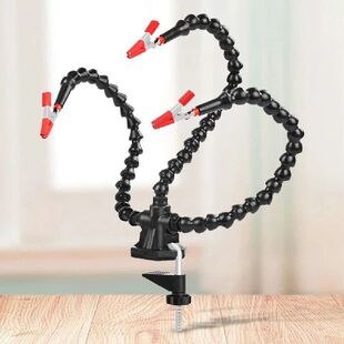 Desk Clamp Soldering Station Holder 3/4/5 Flexible Arms PCB