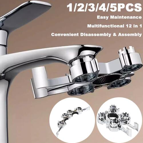 Multi Faucet Wrench Sink Faucet Aerator Removal Tool