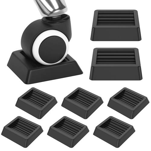 6/12Pcs Office Chair Wheel Stopper Furniture Caster Cups