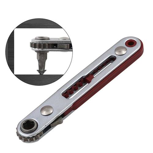 Low Profile Head Ratchet Wrench Double Head Offset