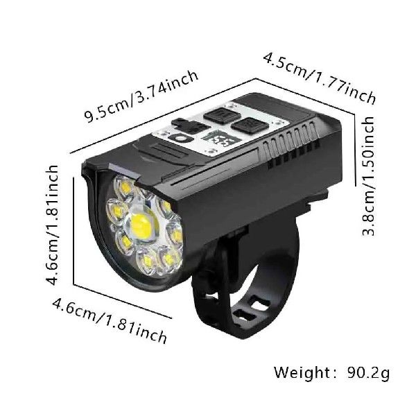 LED Bicycle Front Light High Brightness Bike Flashlight图片
