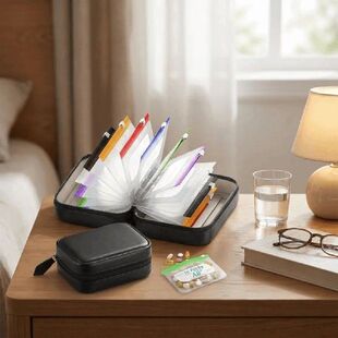 Portable Waterproof Pill Pouch Set Color-Coded Leakproof