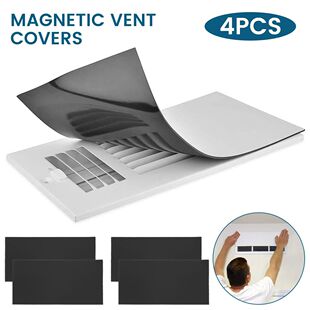Heating 4pcs Cooling Covers Opening Magnetic Ventilation