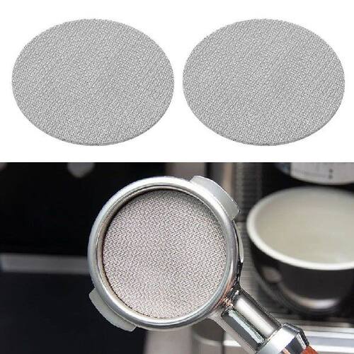 2pcs Coffee Puck Screen 1mm Stainless Steel Coffee Machine