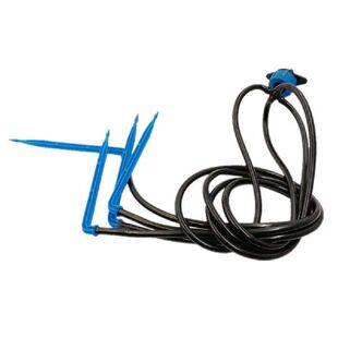 10Pcs L Shaped Drippers Blue Plastic For Drip Irrigation