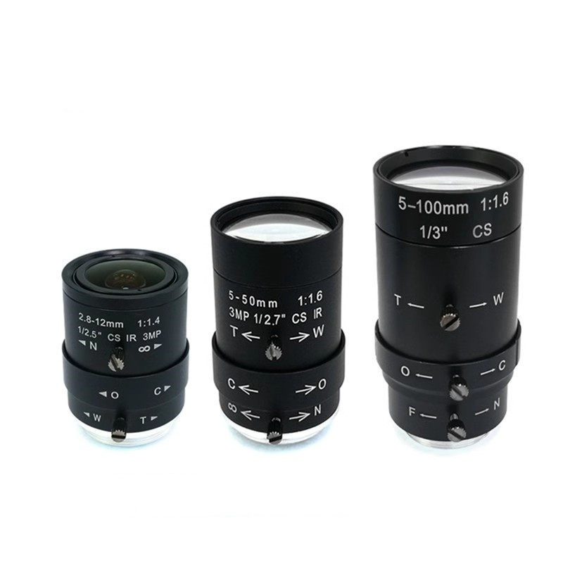 300万2.8-12mm5-50mm5-100mm高清CS手动调焦镜头 4/10/20倍变焦