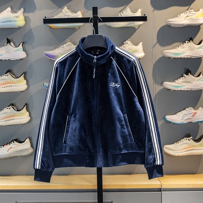 李宁外套女子立领亲肤舒适卫衣