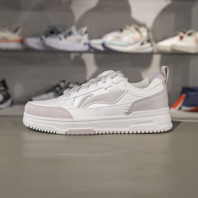 李宁小白鞋女子时尚低帮休闲鞋