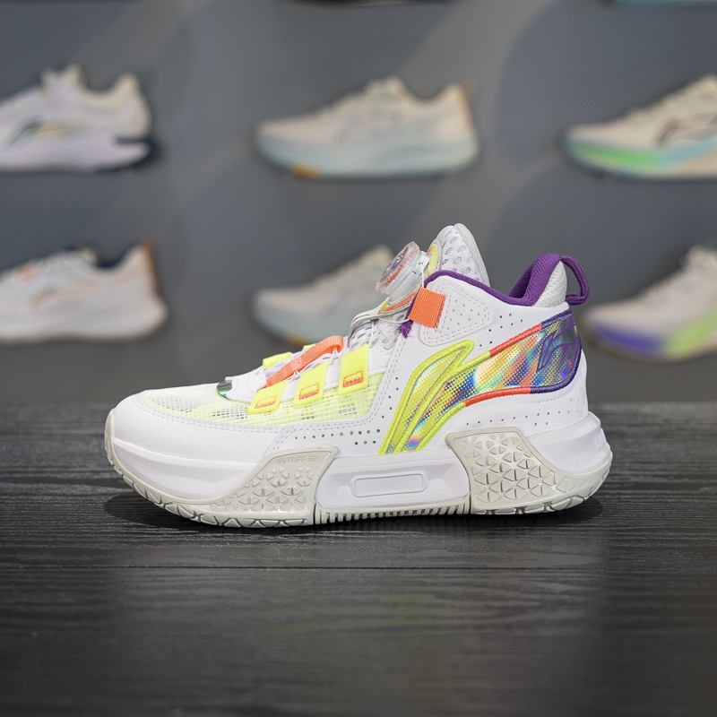 李宁儿童回弹中帮童篮球运动鞋