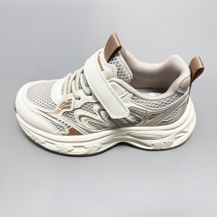 比迪春秋季新款儿童运动鞋男女童跑步鞋魔术贴休闲鞋学生轻底