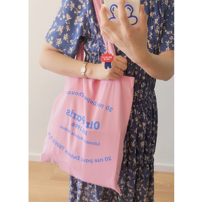 ofr巴黎书店环保袋ins印花时髦