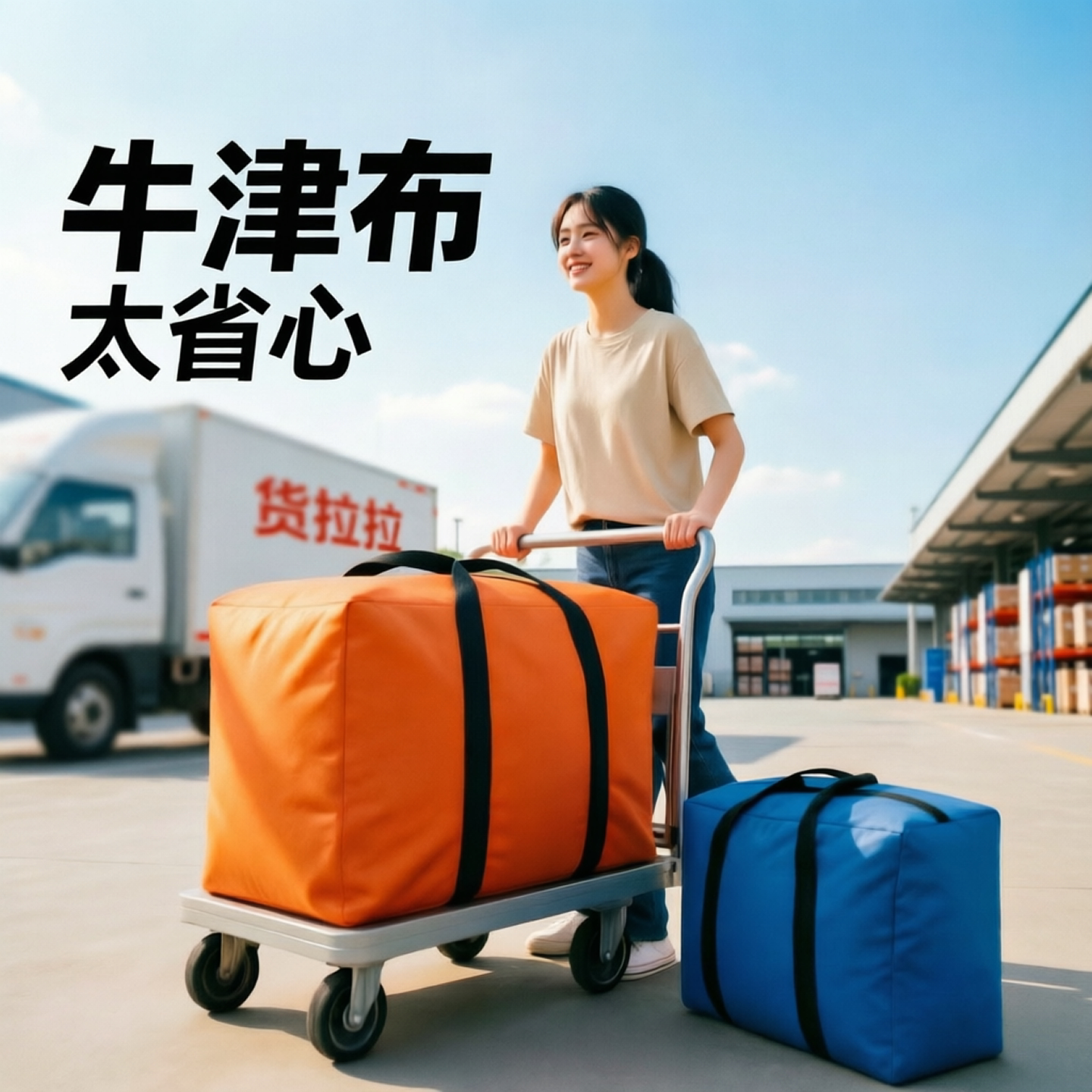 加厚结实防水牛津布搬家打包行李编织袋子吨袋装被子胖子收纳A2