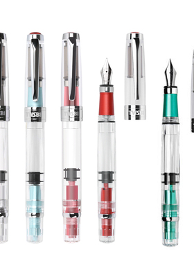 包邮 TWSBI 三文堂 Diamond 580AL铝合金透明款活塞上墨式钢笔