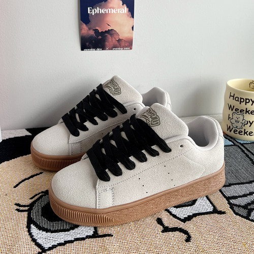 百搭鞋子男鞋板鞋美式高街夏季 新款增高面包鞋情侣休闲运动鞋女