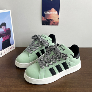 男士板鞋美式高街夏天鞋子男鞋 新款透气面包鞋增高情侣休闲鞋女