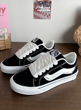 夏季鞋子男鞋厚底黑色板鞋男款 ins潮流新款百搭增高情侣休闲鞋女