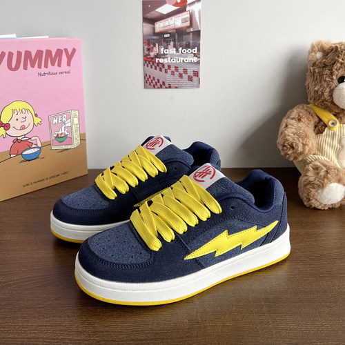 冬天鞋子男鞋增高潮流板鞋百搭 新款厚底休闲面包鞋情侣运动鞋女