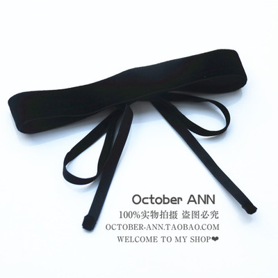 宽度天鹅绒潮范儿超模遮颈纹项链