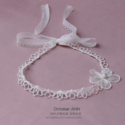 OctoberANN女锁骨链项圈颈带