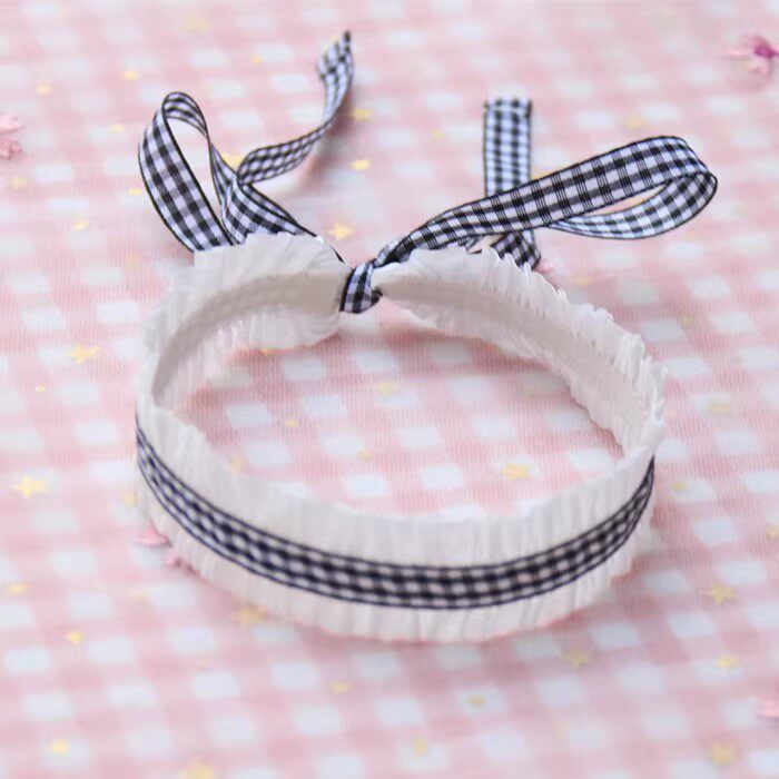 原宿脖链脖子饰品项圈女锁骨项链蕾丝颈链颈带韩国短款简约choker