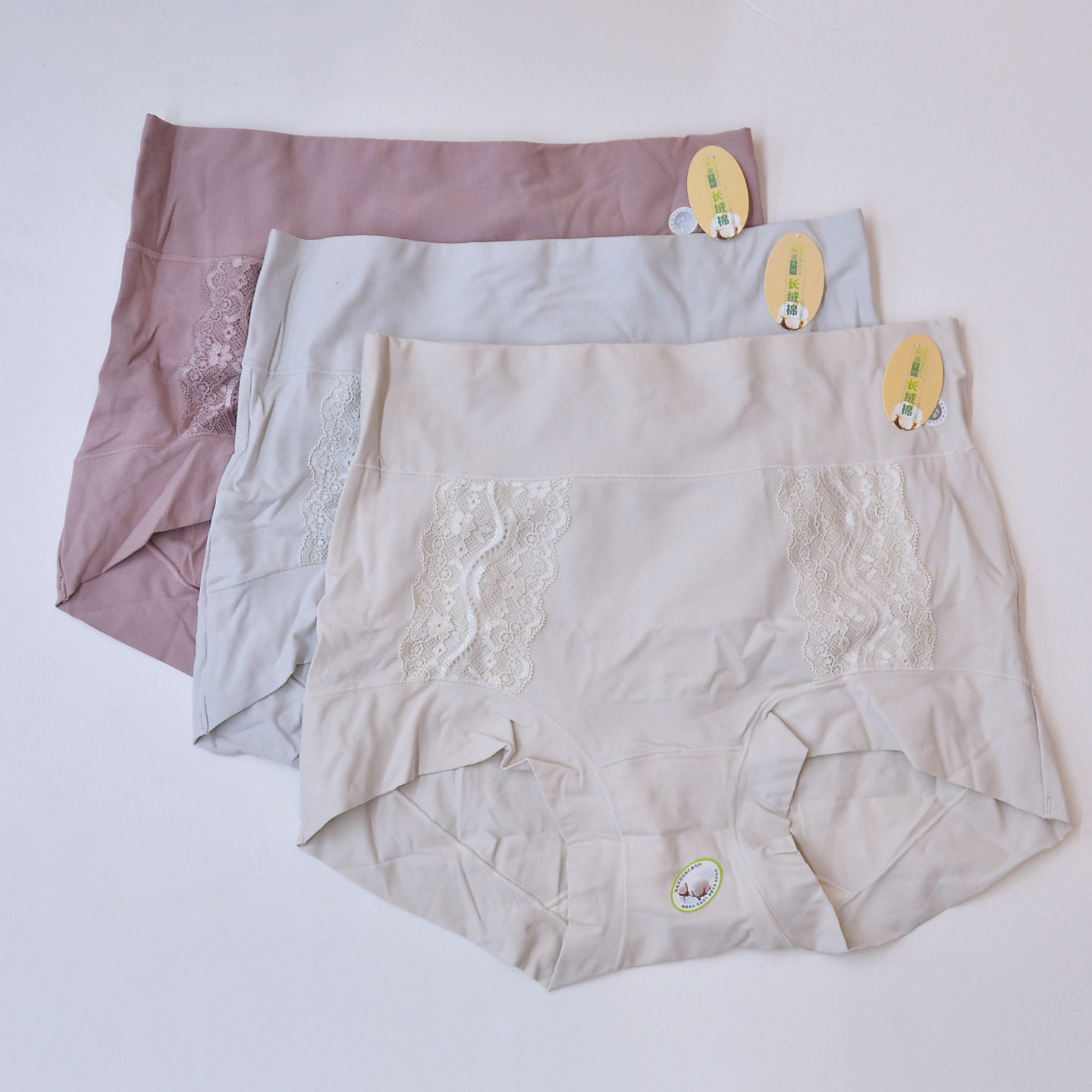 亿美田2085新疆长绒棉内裤2XL/3XL女纯棉裆抗菌短裤透气舒适包臀图片