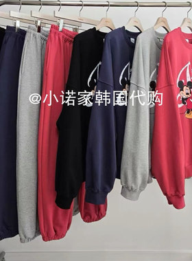 小诺家韩国东大门男现卫衣votus慵懒卡通图案米奇印花男女同款