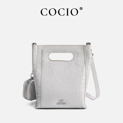 COCIO极简高级托特链条斜挎包