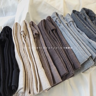 包邮 提臀 原单良心工厂不掉档不起球精硫棉螺纹打底裤 出岛国