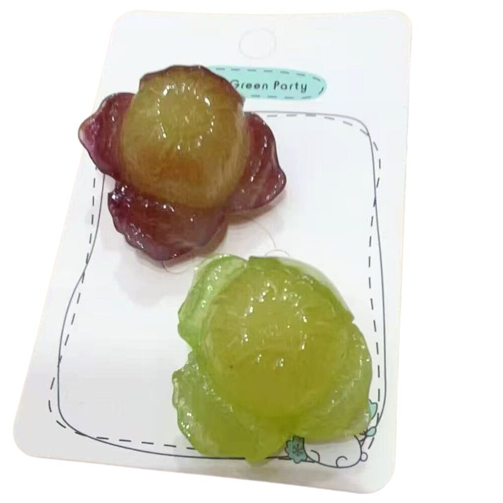 仿真食玩葡萄水果diy手机壳发饰鞋花小摆件钥匙扣挂件树脂配件图片