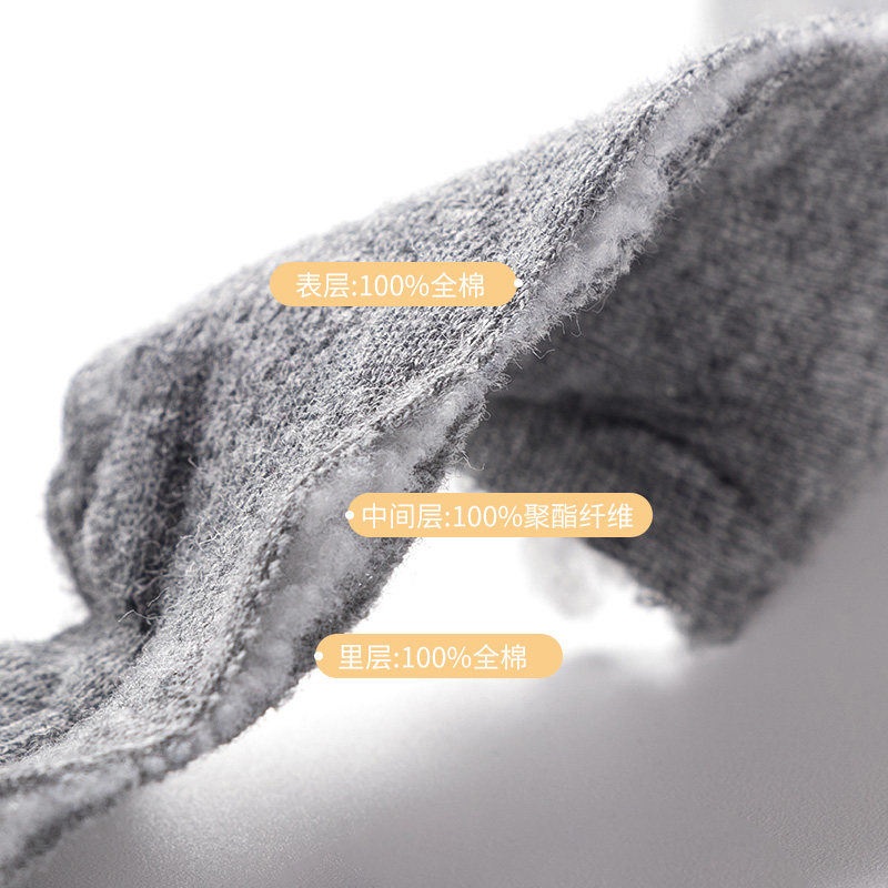 중년 및 노년층을 위한 남성용 열 속옷 일체형 탑 두꺼운 3겹 누비 가을 의류 순면 셔츠 헐렁하고 방한