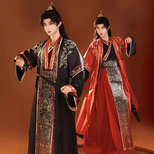 原创汉服男2026新款春秋战国秦始皇汉武帝同款皇帝服大臣帝王古装
