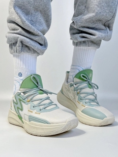 减震防滑耐磨 TEAM BIG3 紫色 篮球鞋 白色 实战 361°