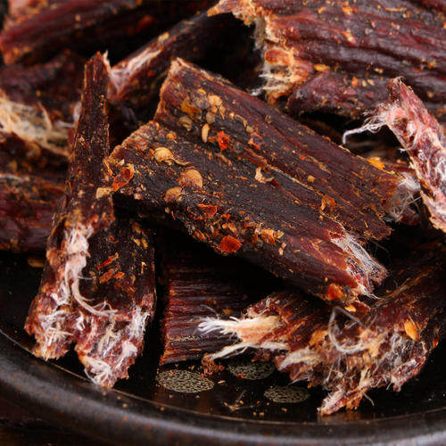 重庆琪姐特产干巴手撕风干肉系列散装称重食品孜然麻辣烧烤味500g