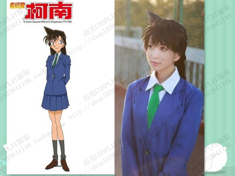名侦探柯南毛利兰定做全套校服