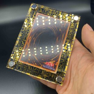 游戏王烫金镭射三连卡砖三幻神青眼白龙适配卡游奥特曼可用