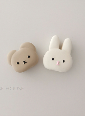 部分现货~[HaBe]HARRYS可爱兔兔小熊乳胶发声狗狗玩具韩国代购